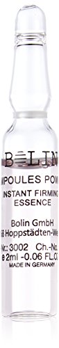 BOLIN Instant Firming Essence Facial Ampoules Serum 10 x 0.06 FL.OZ / 2 ml, Wrinkle Removal, Instant Tightening, Instant Face Lift,To Achieve Good Status Before Makeup - Made in Germany