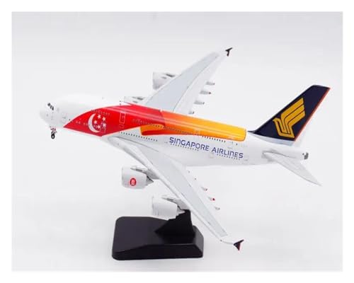 Avión de aleación Singapore Airlines A380 miniatura ideal para decorar despachos y vitrinas