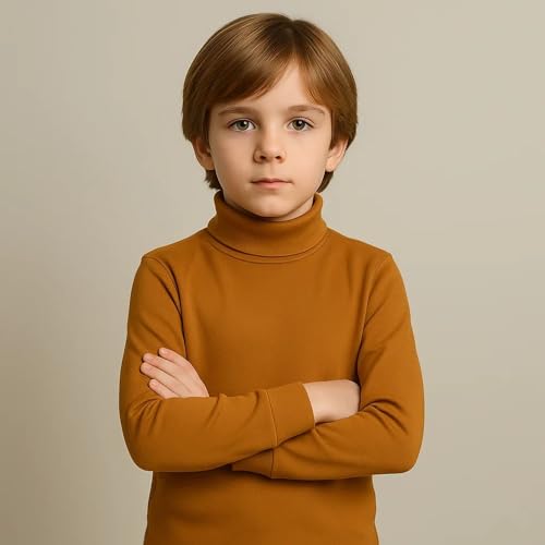 BABIDU 7000 Camisa, Camel, 6 años Unisex niños