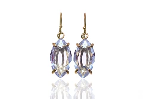 Tanzanite boucles d'oreilles gouttes élégantes pour sublimer vos tenues de fêtes