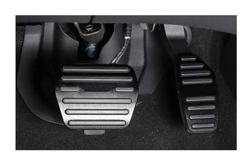 DFFHW Pedales de freno y acelerador de aluminio antideslizantes for Mi&tsubishi Outlander 4, G&M GN y PHEV (modelos 2022-2024). Color: Negro.