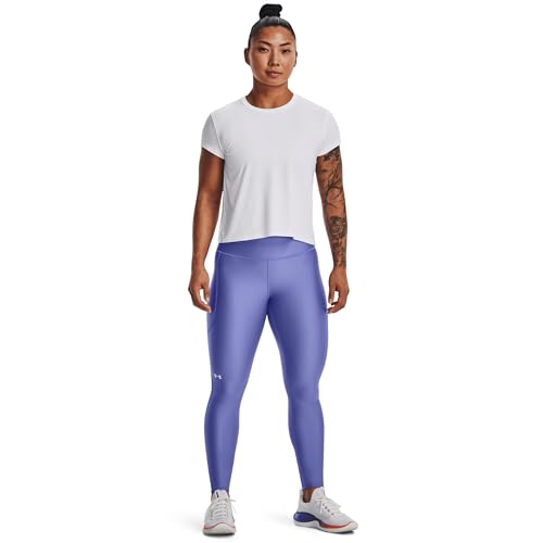 Image of Under Armour Womens HeatGear Armour High Waisted Pocketed No-Slip Leggings