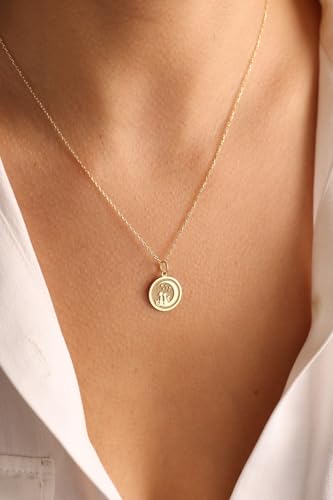 Collier pendentif chat et lune argent plaqué or LKBEADS chaine 45cm - 4