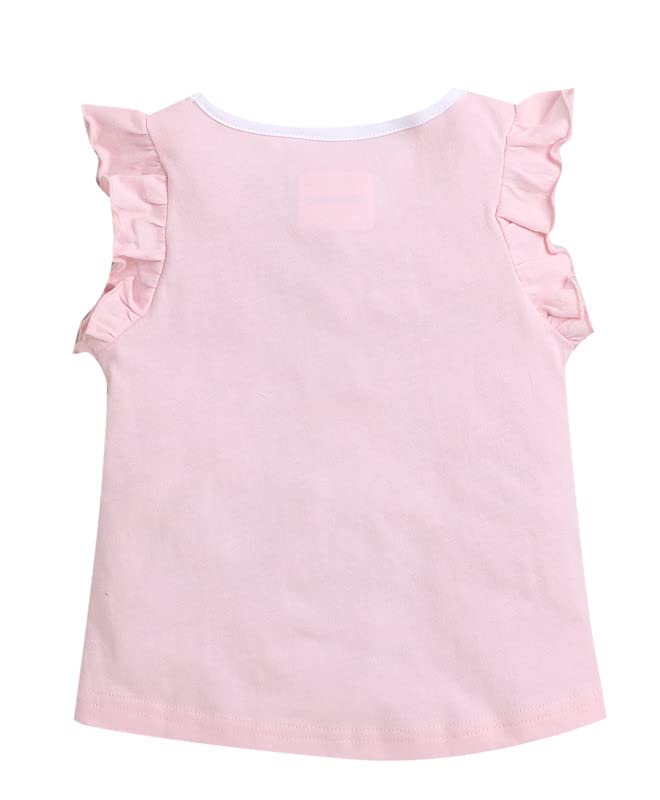 Image of BUMZEE Girl's Cotton Printed Regular Fit T-Shirt