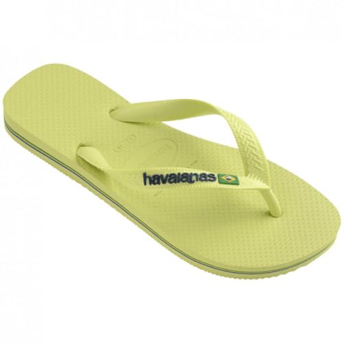 Image of Matcha Green Brasil Logo Flip-Flops by Havaianas