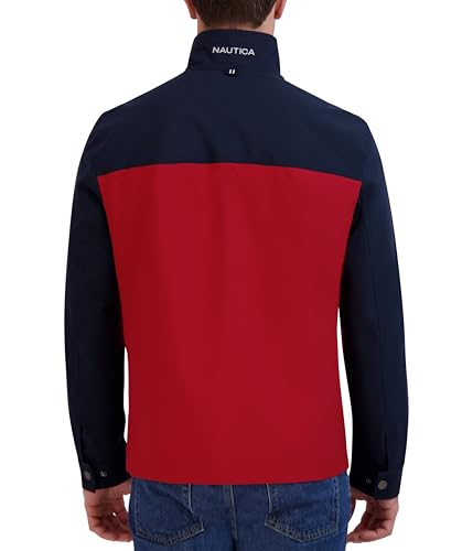 Nautica Men's Lightweight Windbreaker Jacket-Water-Resistant, Ideal for Golf, Hiking, Boating Adventures & Casual Wear - Image 4