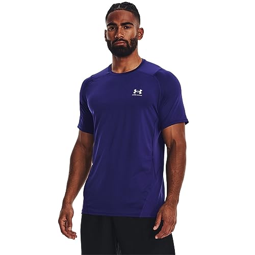 Image of Under Armour Men's UA HG Armour Comp SS Short Sleeve Functional Shirt Quick Dry T-Shirt with Compression Fit