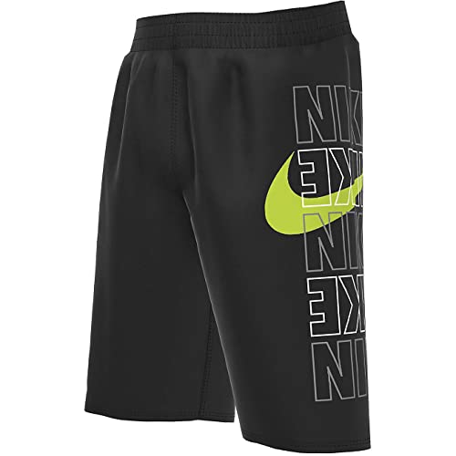 Short de bain Nike pour garçon avec logo block imprimé idéal pour la natation