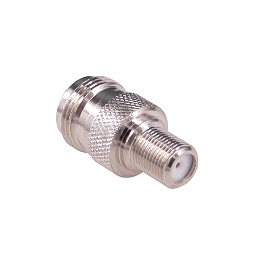 2 adaptadores coaxiales F hembra a N hembra RF 2pcs miniatura 6