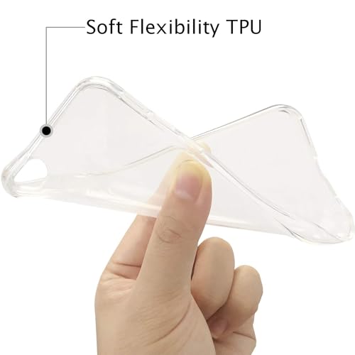 Image of amazon basics Compatible with Poco X8 Pro 5G Case Cover Transparent Non-Slip Soft Shockproof Protective Back Cover - Clear