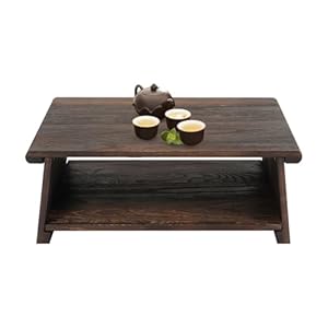 YyanLAK Japanischer Tatami Tisch, 50x30x20cm