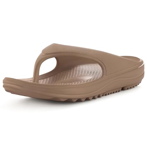Image of shevalues Orthopedic Sandals for Women Arch Support Recovery Flip Flops Pillow Soft Summer Beach Shoes