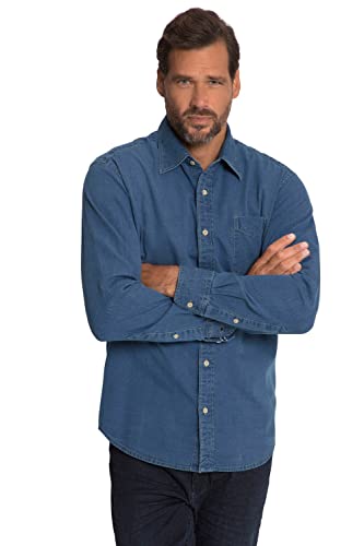 JP 1880 Herren 1 Hemd, Blue Denim, 6XL EU