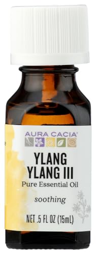 Aceite esencial Aura Cacia Ylang Ylang Extra 0.50 oz miniatura 1