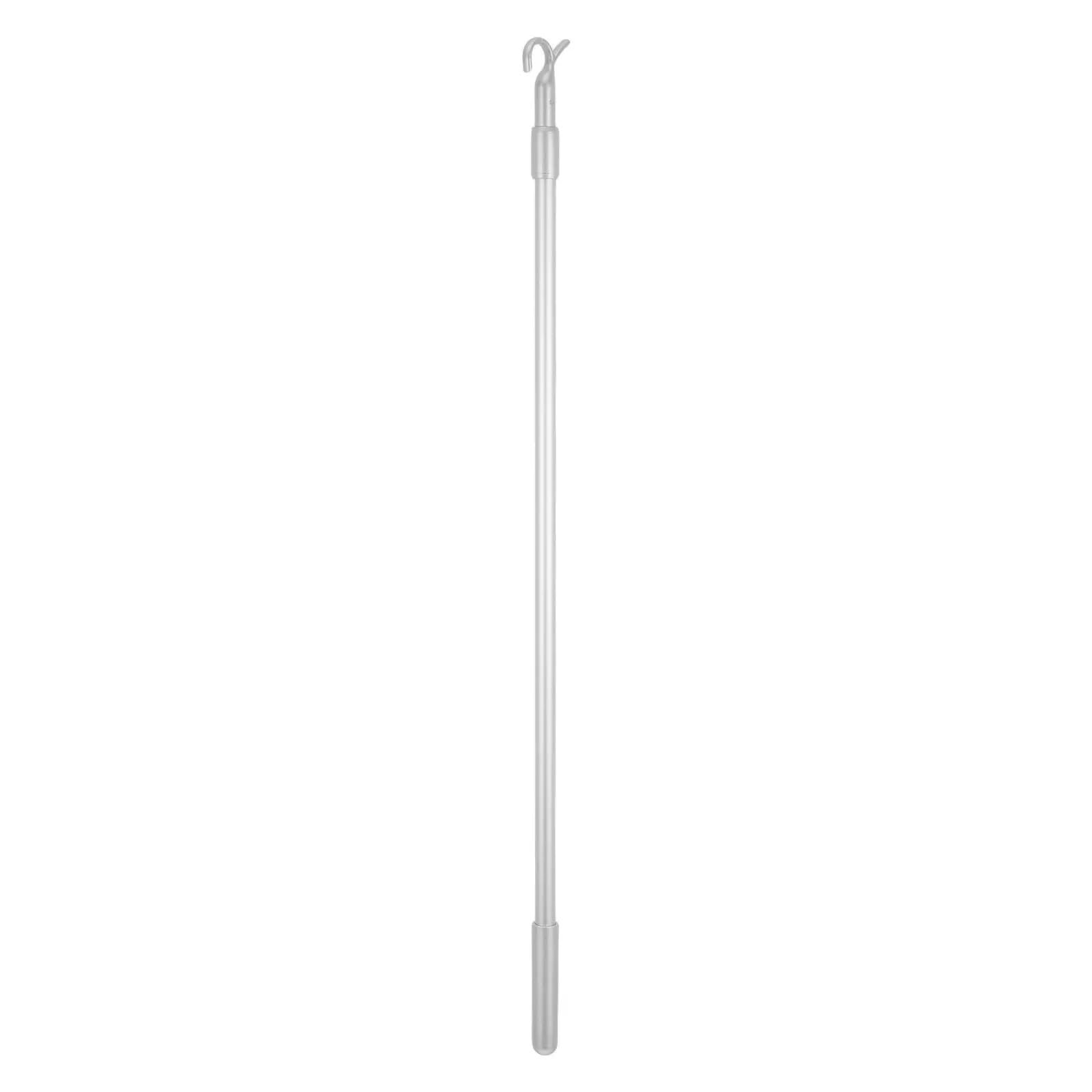 XILEUDUOD Telescopic Window Pole Rod Opener Adjustable Telescopic Rod to Pull Window Shades 32 Inch Aluminum Alloy Draw for Cordless Blinds Roller