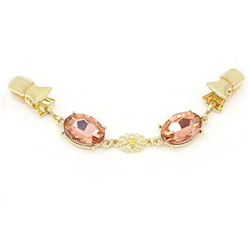 Image of 3PCS fashion crystal scarf clip sweater clip clothing buckle anti-glare brooch Change your waist to a small artifact