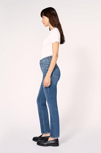 Women's ASE High-Rise Straight Jeans – Sculpting Stretch Denim3