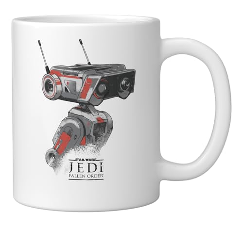 Taza cerámica Star Wars Jedi Fallen Order BD-1 blanca miniatura 2