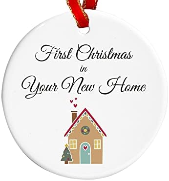 First Christmas in Your New Home Bauble, Ceramic New Home Bauble, Christmas Decoration New Home Gift