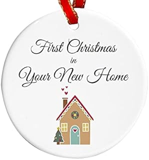 First Christmas in Your New Home Bauble, Ceramic New Home Bauble, Christmas Decoration New Home Gift