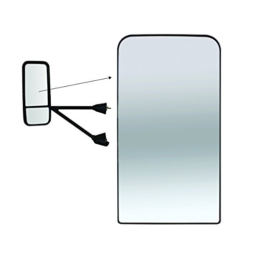 United Pacific Kenworth Main Replacement Mirror Insert For T600/T660/T800 Series, Main Mirror W/Defrost Function – Main Mirror Only - 1 Unit #TOP4