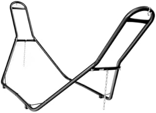 Multigot Hammock Stand, Metal Frame Swing Rack with Chains and Hooks, Portable Hammock Holder for Indoor/Outdoor Home, Bedroom, Patio, Beach, Yard and Garden