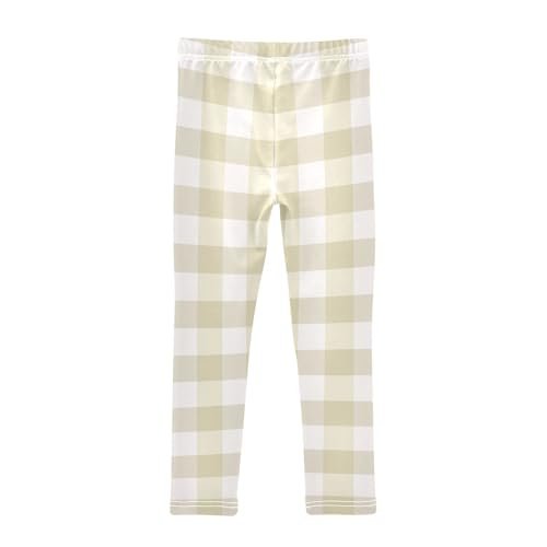 Beige Plaid Toddler Girls Shorts Cotton Cartwheel Shorts Summer Clothes for Vacation2