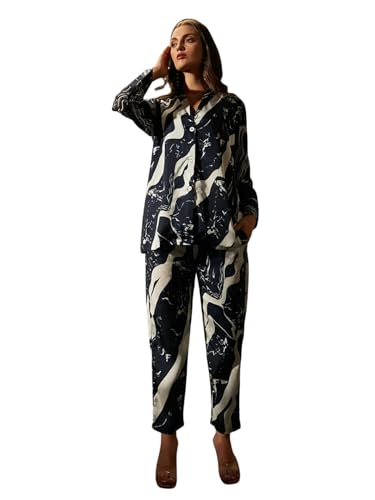 Image of Leriya Fashion Women Rayon Floral Stylish Co-Ord Set - Trendy Korean Summer Travel Outfit | Lightweight Two Piece Dress For Beach & Holiday Look