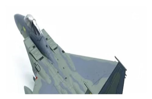 Modelo de avión F15A Fighter diecast en escala 1/100 con acabados metálicos 5