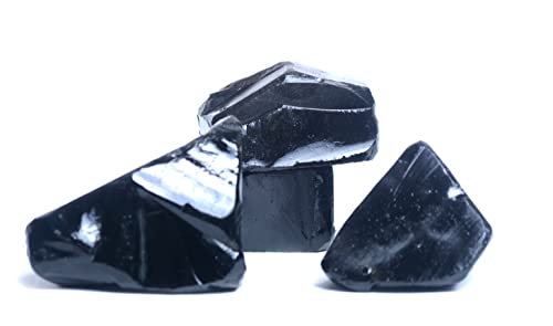 Image of Natural Black Obsidian Rough Stone 100g - Raw Crystal for Manifestation, Reiki Healing & Chakra Balancing