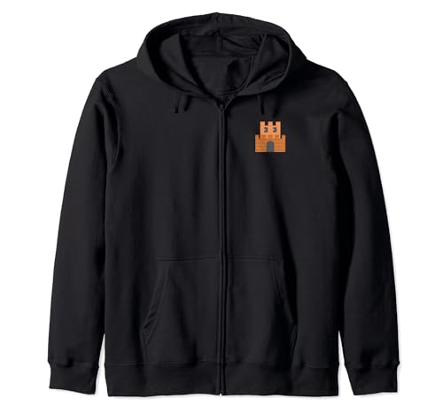 Castillo ropa divertida friki videojuegos retro regalo Sudadera con Capucha