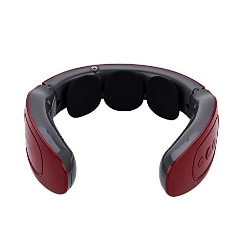 WCCCY Masajeador Cervical, Pulso inalámbrico Masajeador de Cuello Cervical Columna Vertebral Dolor de Dolor 3D Fisioterapia Inteligente 3D Puede aliviar la presión Muscular del Cuello