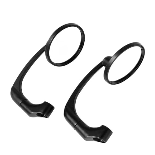 Espejos retrovisores de motocicleta redondos universales de 8mm 10mm para manillar