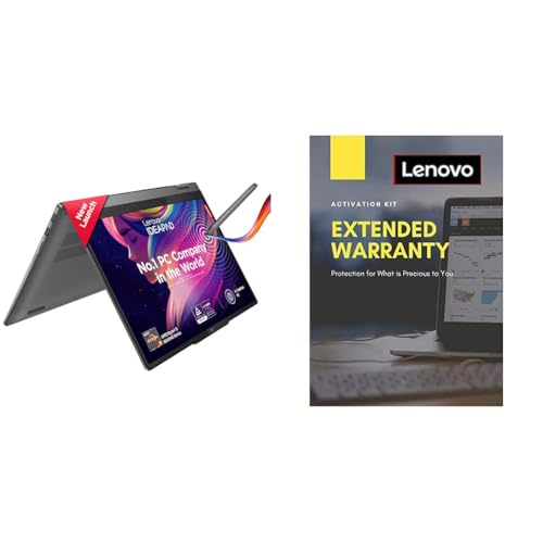 Image of Lenovo Ideapad 5 2-in-1 AMD Ryzen 5 8645HS 14 inch (35.5cm) WUXGA IPS 300Nits Convertible Laptop (16GB RAM /512GB SSD /Wi 2 Year Extended Warranty with Onsite Service(5WS0K75724)