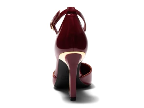 Image of Juliet Holy Womens Pumps Point Closed Toe Heels Buckle Ankle Strap D'Orsay Heeled Sandals