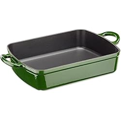 Cazuela Para Queso Fundido Navaris Cazuela de hierro fundido - verde oscuro