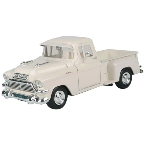 Modelo a escala 1:24 Camioneta 1957 Blue Chip Pickup Blanco miniatura 1