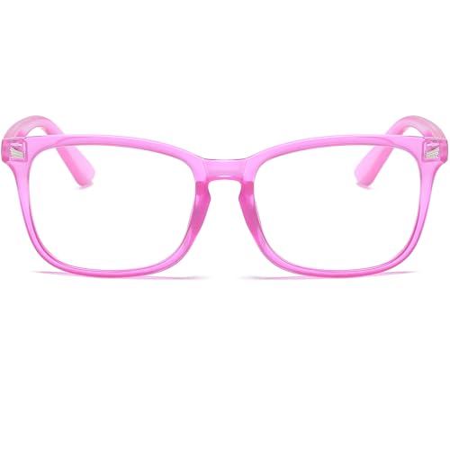 Image of Onrtry Non Prescription Glasses for Men Women Square Clear Lens Eyeglasses