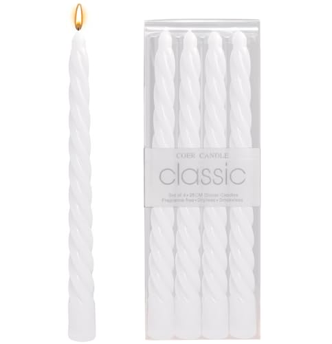 taper candles unscented