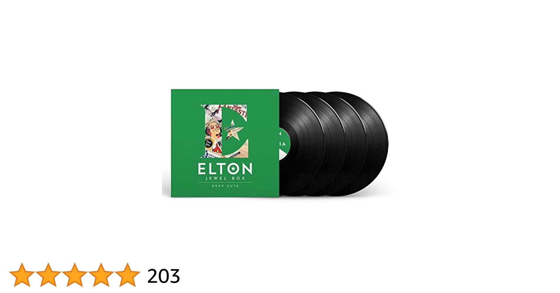 欧3discs LP Elton John Jewel Box (Rarities & B-Sides