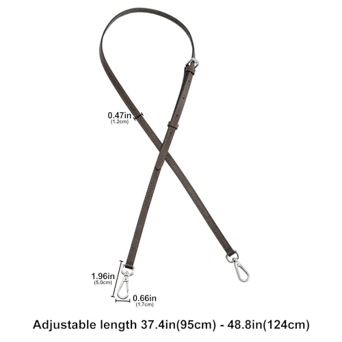 Image of Jiesinlov Leather Bag Shoulder Strap Replacement Crossbody Adjustable Conversion Kit Fit for Mini Pouch