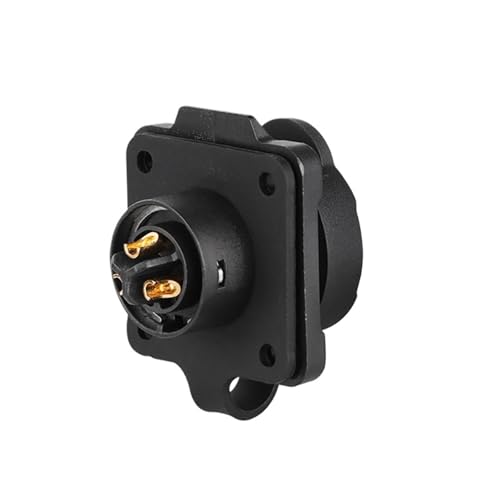Conector de cable alimentación M16 de 2 pines enchufe macho hembra aéreo 2