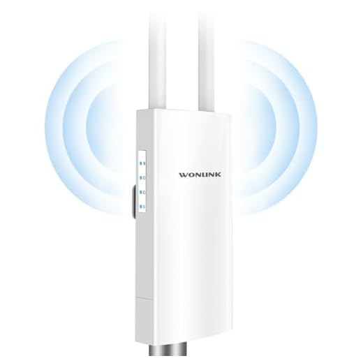 Ripetitore WiFi Esterno, Access Point Esterno AC1200 Dual Band Ripetitore WiFi Esterno con 48V PoE Power, 2 * 1000M Porta Ethernet, WiFi Extender Esterno Supporta Modalità Ripetitore/Router/AP