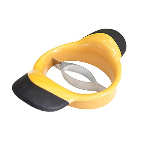 MOGSA Éplucheur à mangue, trancheuse en acier inoxydable, poignées antidérapantes, éplucheur à mangue, outils de cuisine