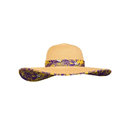 Image of FOCO NFL Womens Floral Straw Hat