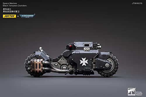 JOYTOY Merchandising Licence Bloomage Tech Warhammer 40,000 - Black Templars Outriders 1/18 Action Figure (Net)