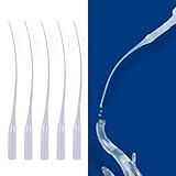 100pcs Klebespitzen, Kunststoff Kleber Micro-Tips Extender Präzision Applikator für Kunsthandwerk Hobby-Projekte Gitarre Fret Slot Dispensing Klebstoffspender