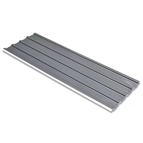 Festnjght 12 xPanel Sandwich Tejado Chapa Sandwich Tejado Exterior Casetas Chapa Jardín Gris