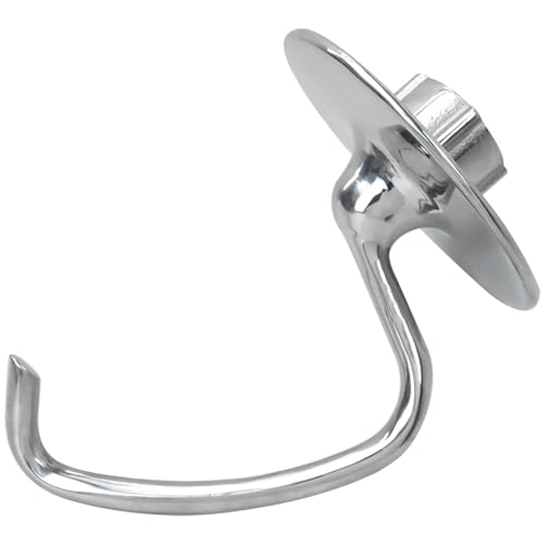 Artmavin K45DH Dough Hook Replacement, Mixer Parts Accessories, Fits for KitchenAid 4.5-5 Quart Tilt-Head Stand Mixer Model: KSM150/ K45SS, Replace for AP6023721/ AH974265/ EA974265, Stainless Steel