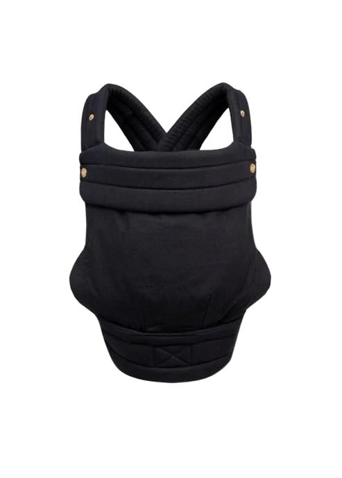 Mabe Monarch Ergonomic Baby Carrier Premium Cotton Soft Structured Newborn to Toddler Carrier with Hip-Healthy Design 3 Carry Positions 9-46 lbs Lightweight & Breathable Mocha Check product thumbnail 13
